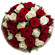букет из красных и белых роз. Лаос