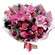 букет из роз и тюльпанов с лилией. Лаос